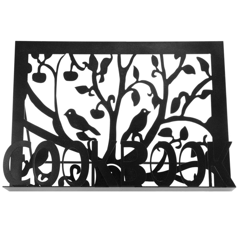 Metal Cutout Countertop Tablet Holder Accessory