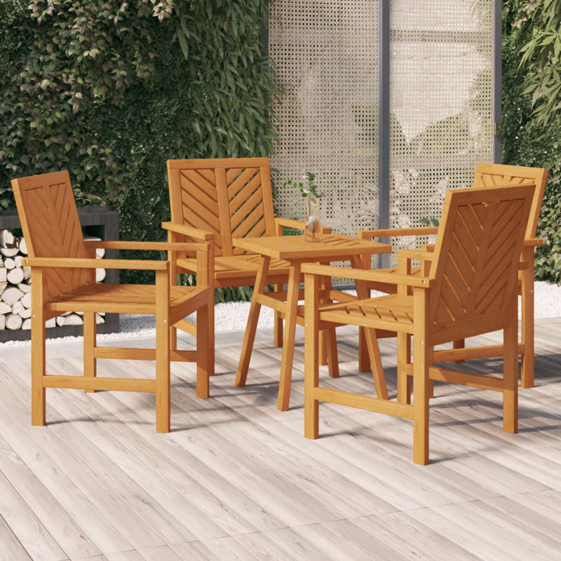 Libero Outdoor Patio Dining Side Chair, 2