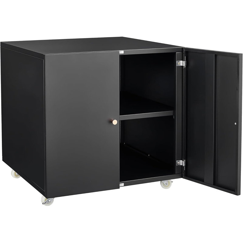 60cm H x 60cm W Printer Stand, Matte Black