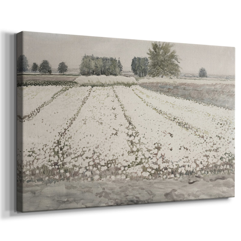 Paysage rétro - XXI, H 41 po x l 61 po x P 1,5 po, Toile tendue