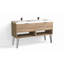 Modo 60" W Freestanding Double Bathroom Vanity with Dawson Leg-824200129-824200138-824200159