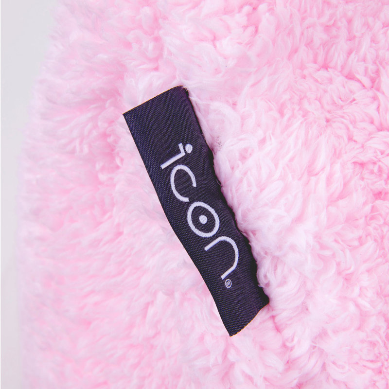 Kids Natalia Fleece Armchair Bean Bag, Pink