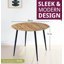 Antigua Round Metal Base Dining Table