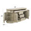 Rutger 5-Drawer Dresser in Antique Gold