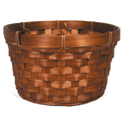 Panier rond en bambou