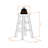 Chasteen Four Leg Counter Stool in Brown and Light Blue, 24.01'' H X 13.20'' W X 13.20'' D-1094724134