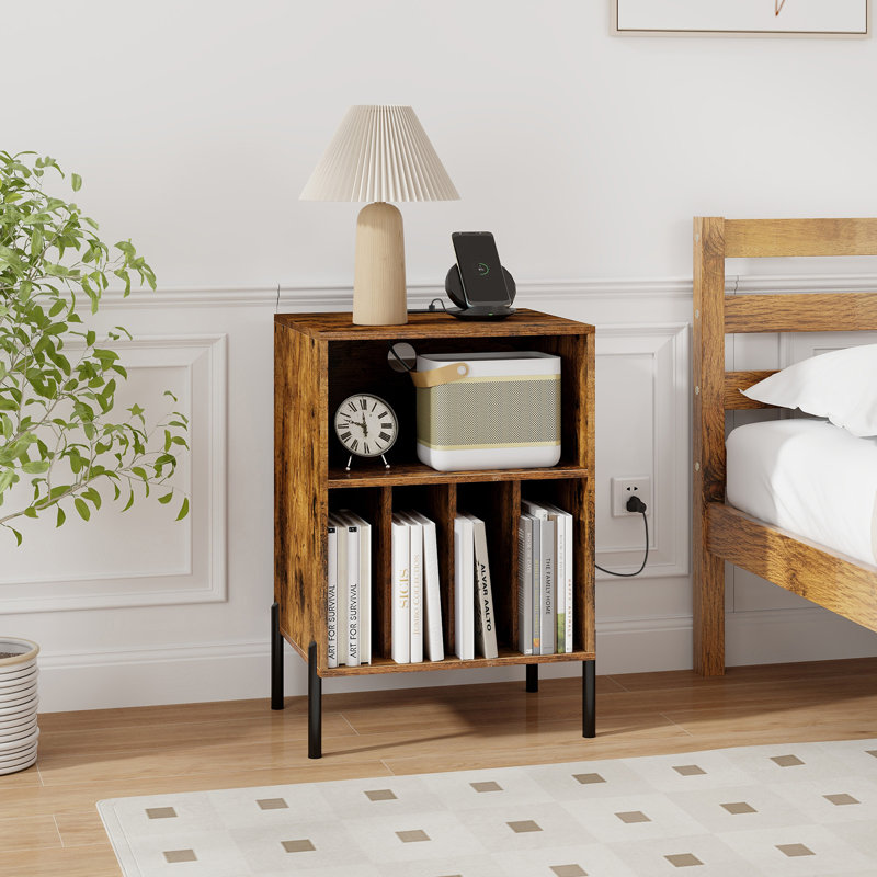 78 cm H Media Shelves, Brown
