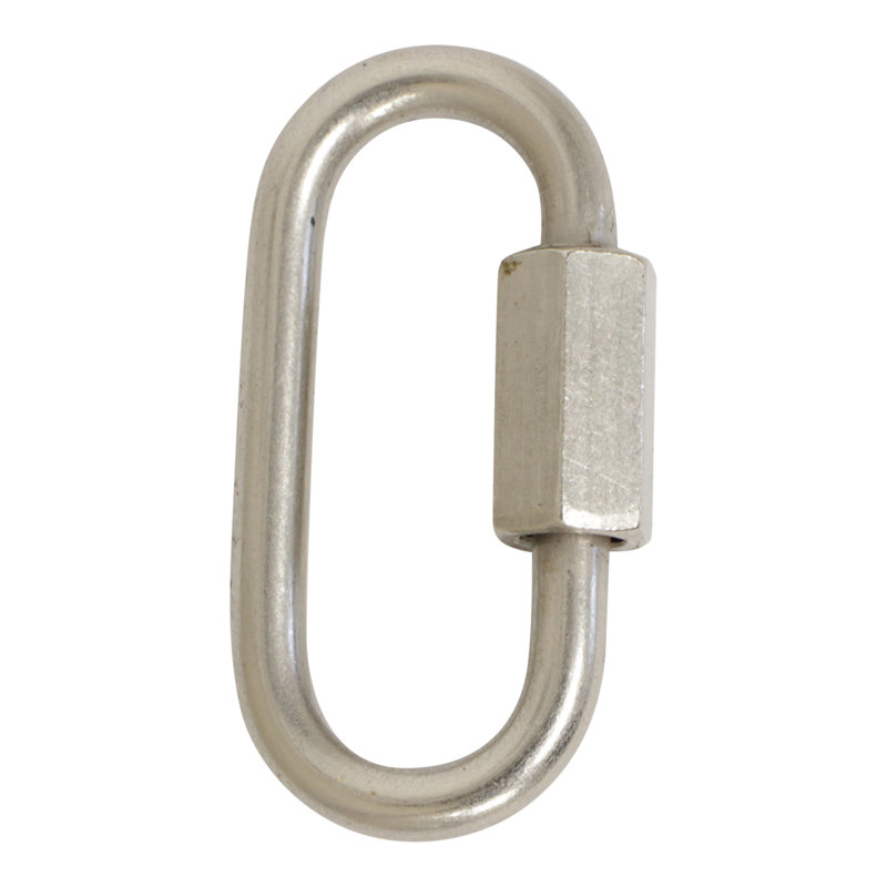 Verrouillage à vis fileté (2 pièces), Argent argent, H 1,57 po x l 0,79 po x P 0,16 po