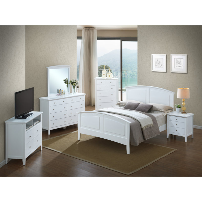 Durable Particle Board Casual Style White King Bed For Comfortable Relaxation