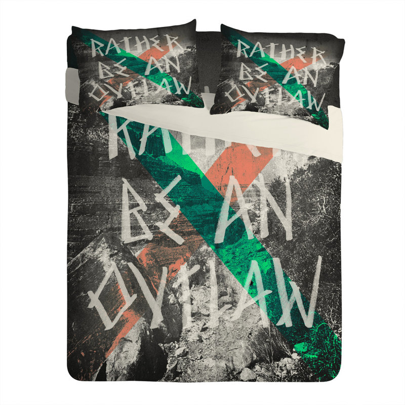 Wesley Bird Rather Be An Outlaw Pillowcase, Standard