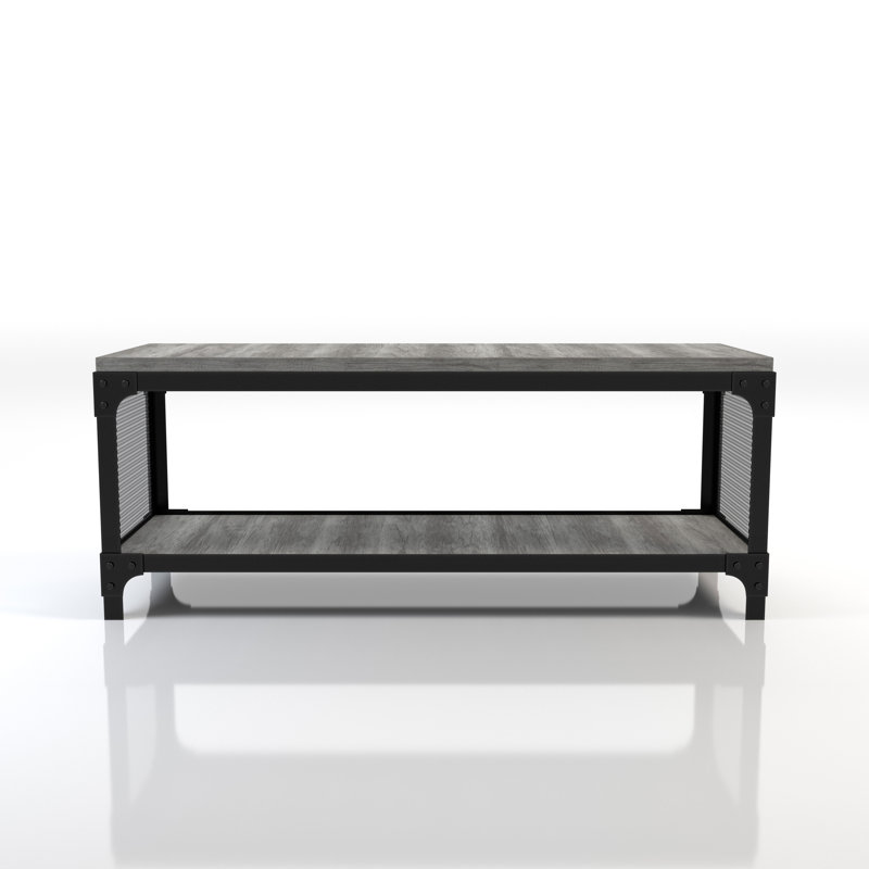 Ragen Storage Bench, Vintage Gray Oak