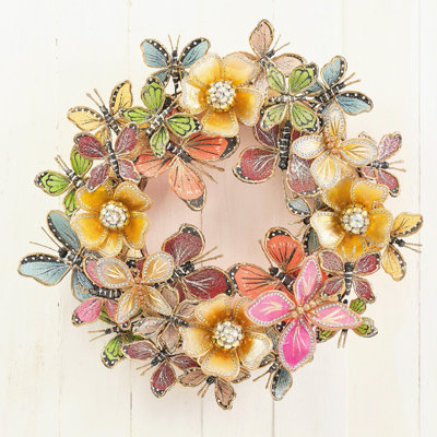 Couronne de papillon 22 po Capiz