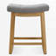 Tabouret de bar 24 po à hauteur de comptoir avec structure en bois pour îlot de cuisine-892333496