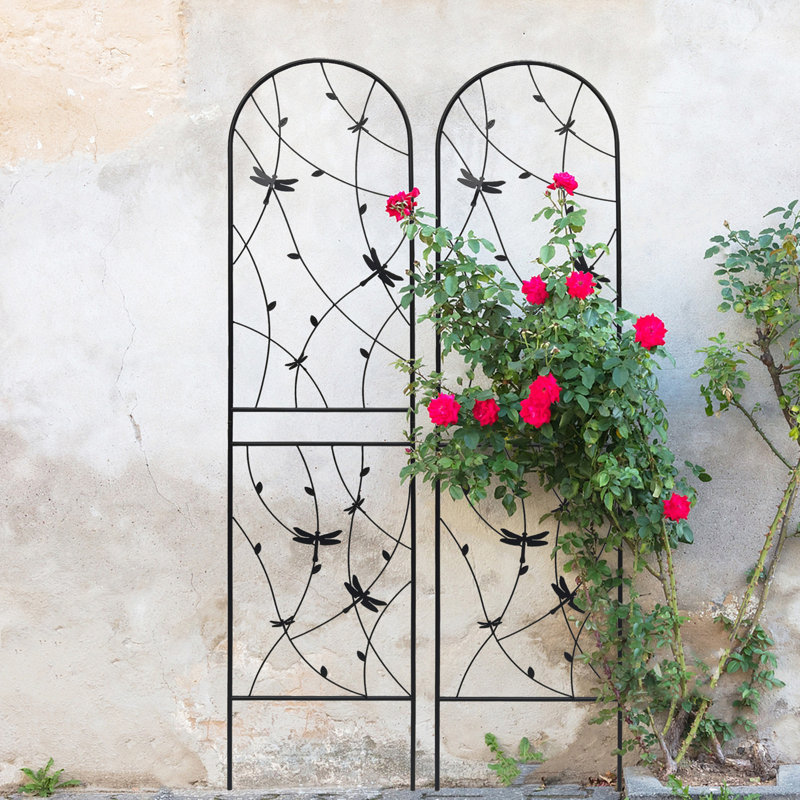 Treillis en métal pour jardin, H 86,7 po x l 39,4 po x P 1 po