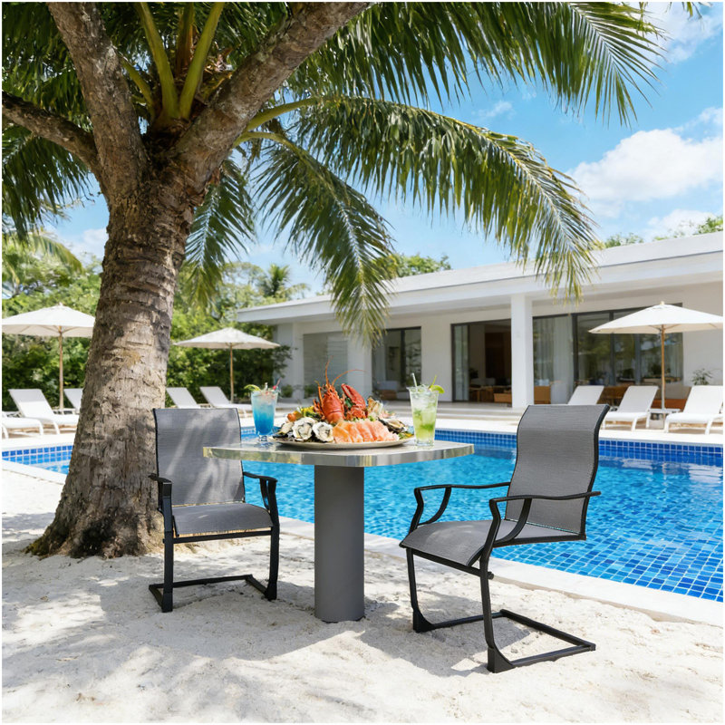 Ensemble de 2 chaises de patio pour l'extérieur