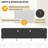 VIBE HAUS 78.8'' Retro TV Stand-862517097