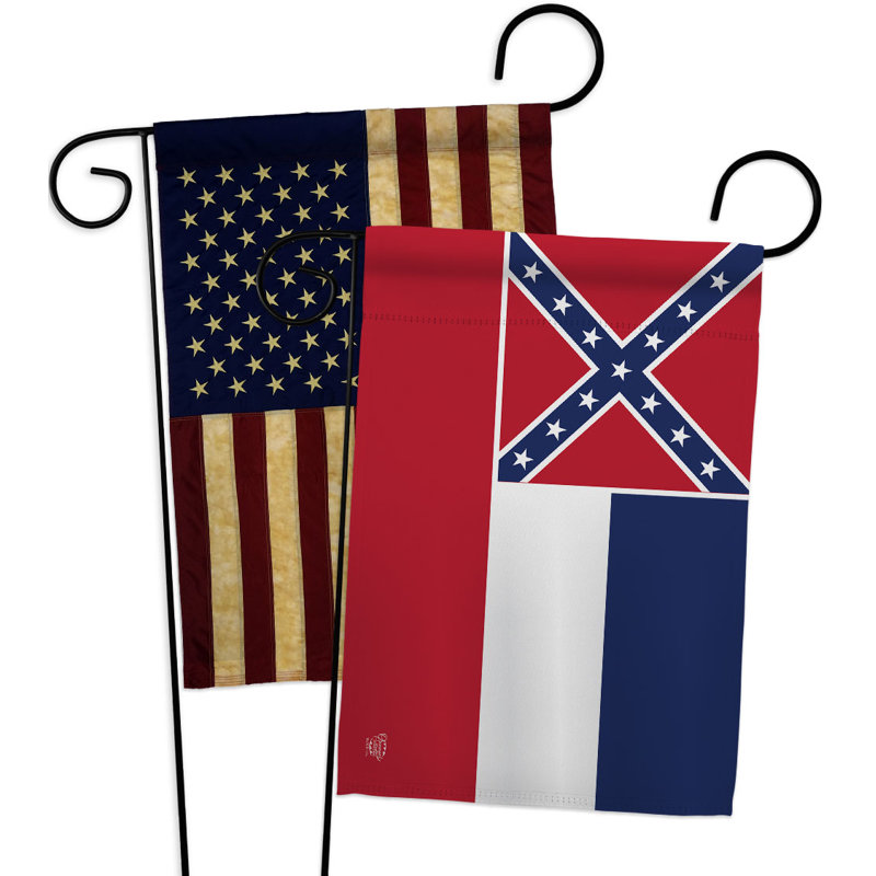 Drapeau de jardin à 2 côtés en polyester 18 x 13 po