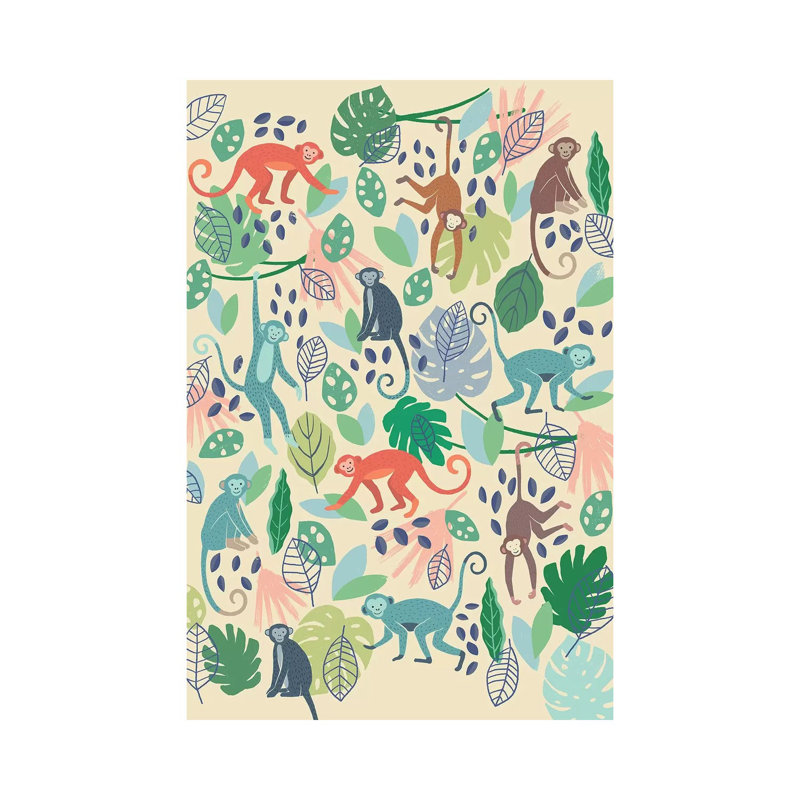 Jungle Chums IV by Nancy Mckenzie - Wrapped Canvas Print, 152.5 cm H x 101.5 cm W