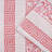 Jiro Athens 100% Cotton Medium Weight Floral Border Assorted Towel Set-1196987913