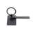 Black Gate Ring Latch Wrought Iron Lock Set 6.5" W Renovators Supply