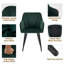 45.5cm H Velvet Upholstered Metal Armchair-1245451904