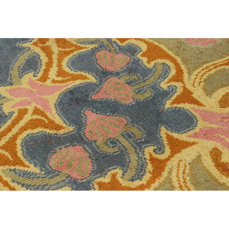 Art Deco One-of-a-Kind 12'10X14'3 Hand Knotted Area Rug