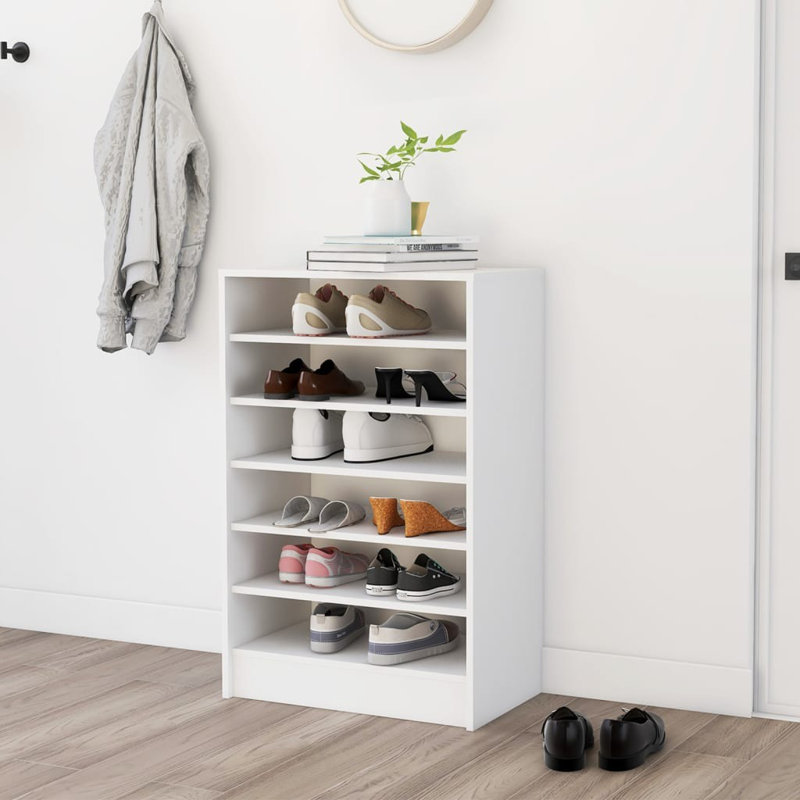 Armoire à chaussures vidaXL, Blanc