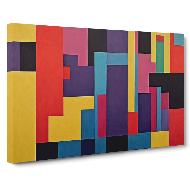 Bauhaus Abstract Vol.4 - Wrapped Canvas, 40cm H x 60cm W x 3cm D