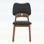 Chaise d'appoint en bois avec dossier blanc évidé pour une assise confortable-1524905135