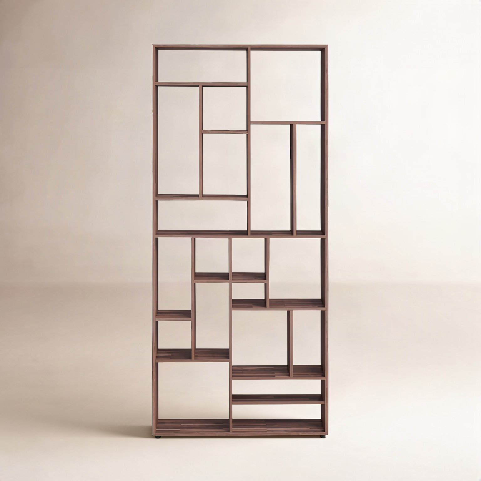 Woodroe 41" Walnut Bookcase, Brown