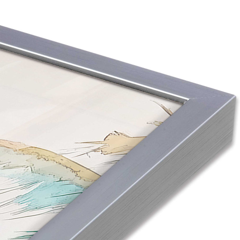 «Tropical Board», reproduction encadrée, H 15,25 po x l 12,25 po, Chrome poli