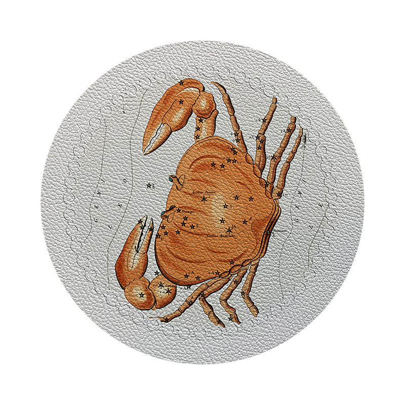 Napperon Zodiac Cancer, Blanc