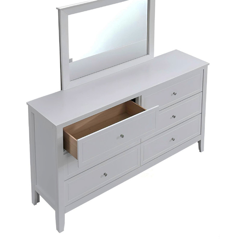 Commode Daniel G1317-D-90 (sans miroir), blanc