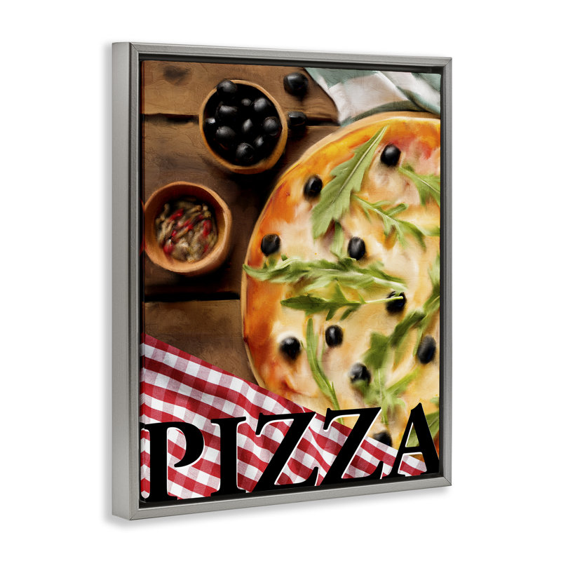 Cadre flottant Flavourful Traditional, design par Kim Allen, Cadre flottant gris lustré, H 21 po x l 17 po