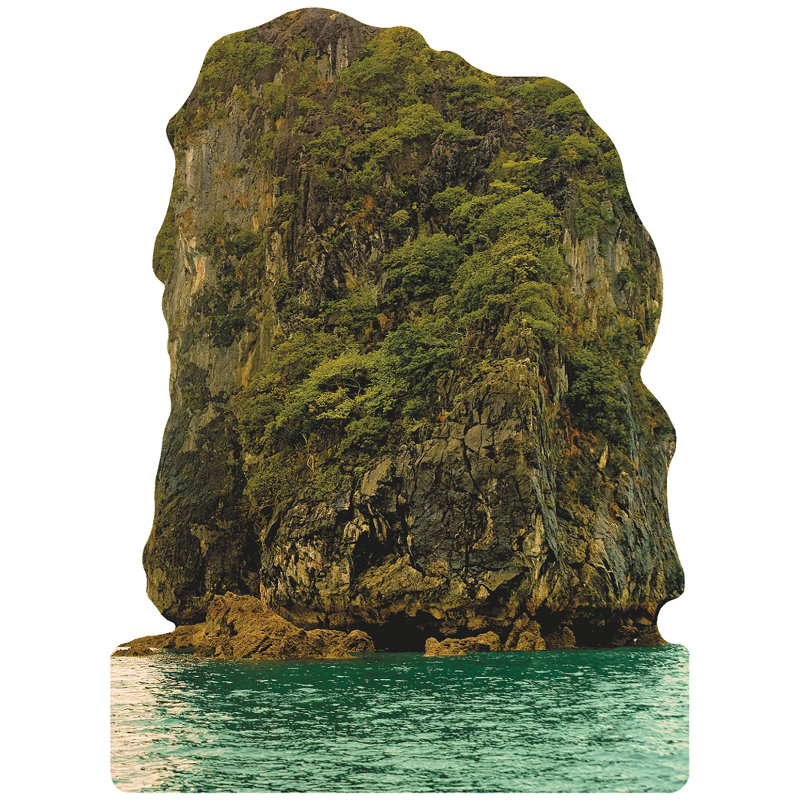 Ha Long Bay Limestone Rock petite version en carton