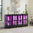 LED Curio Display Cabinet With Glass Doors For Collectibles-1834444696
