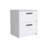 Nightstand Chequered, Two Drawes, White Finish-294911165