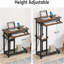 Bureau d'étude réglable pour enfants et adultes - Bureau multifonctionnel réglable en hauteur pour la maison / le bureau, conception compacte