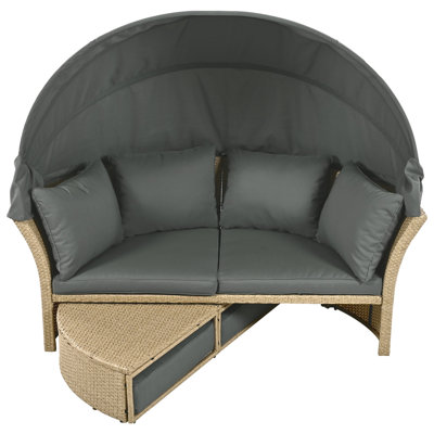 Demster 71.7'' Wide Curved with Cushions