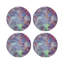 Sous-verres ronds en cuir impressionniste Passiflora-119015397