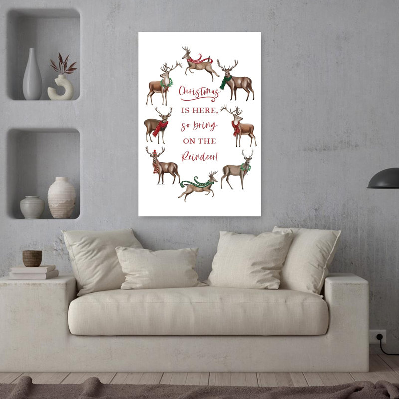 Bring On The Reindeer, H 36 po x l 24 po