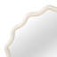 Miroir décoratif rond blanc en bois massif ondulé 30 pouces-2026021277-2026021276