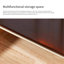 Buffet en bois massif noisette + verre