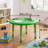 Adjustable Round Plastic Activity Table, Green