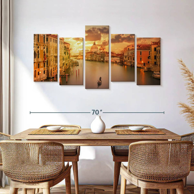 Senne Sunset In Venice, 33" H x 66" W