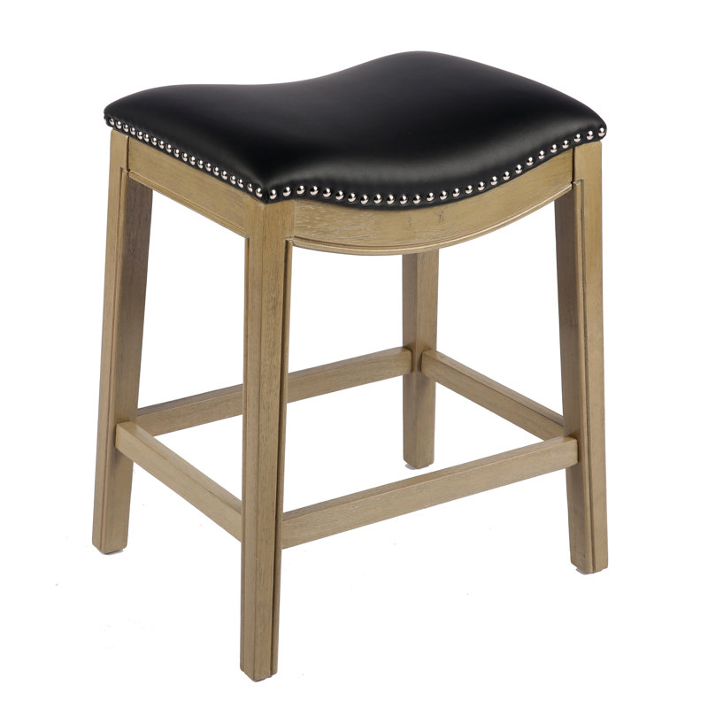 Ardussi Bar Stool, Counter Stool (24.02" Seat Height), Black