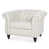 White Faux Leather