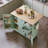 Sagrario Solid Wood Top Kitchen Island-832949683