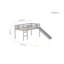 Chantey Single (3') Standard Loft Bed Bed-475710748