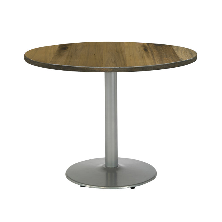 Urban Loft Round Solid Wood Breakroom Table